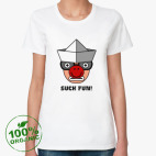 Женская футболка органик