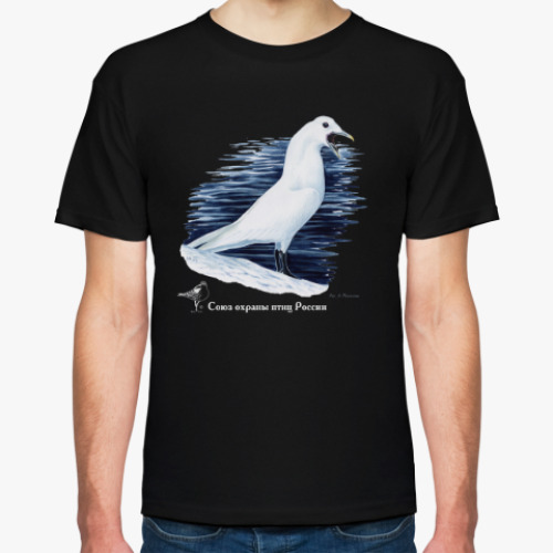 Футболка с принтом Чёрная Арктика