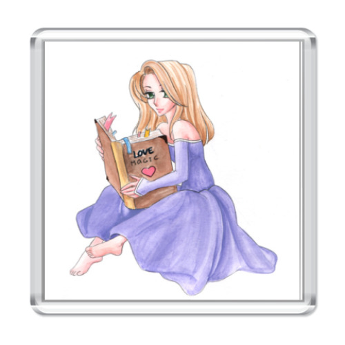 Магнит с принтом Тайны магии