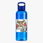 Прозрачная спортивная бутылка