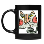 Кружка цветная UV-DTF