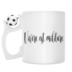 Кружка с футбольным мячиком