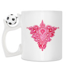 Кружка с футбольным мячиком