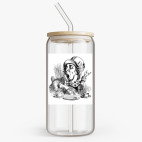 Банка с бамбуковой крышкой