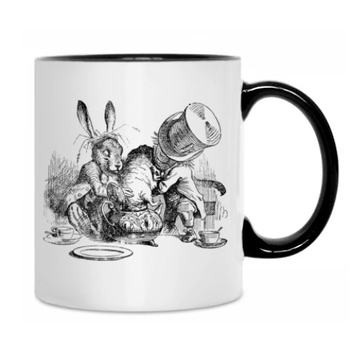 Кружка с принтом Чаепитие