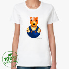 Женская футболка органик