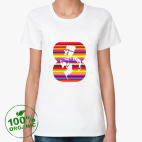 Женская футболка органик