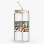 Банка с бамбуковой крышкой