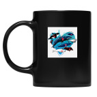 Кружка цветная UV-DTF