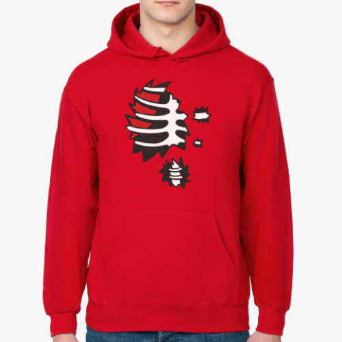 Толстовка худи Зомби ребра