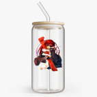 Банка с бамбуковой крышкой