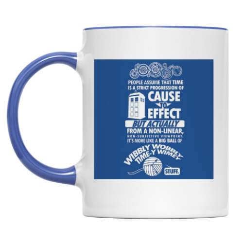 Кружка с принтом 'Десятый Доктор'