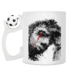 Кружка с футбольным мячиком