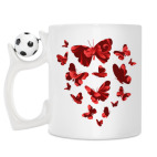 Кружка с футбольным мячиком