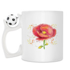 Кружка с футбольным мячиком