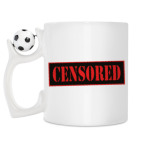 Кружка с футбольным мячиком