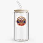 Банка с бамбуковой крышкой