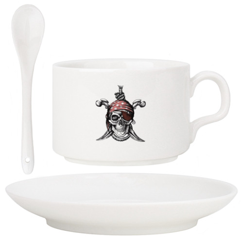 Кофейный набор Весёлый Роджер