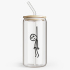 Банка с бамбуковой крышкой