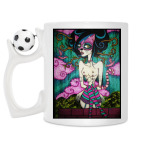 Кружка с футбольным мячиком