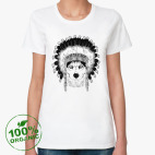 Женская футболка органик