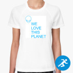 Женская спортивная футболка