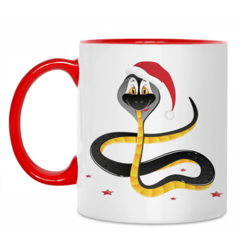 Кружка Черная водяная змея