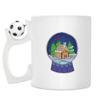 Кружка с футбольным мячиком