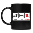 Кружка цветная UV-DTF