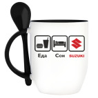 Кружка с ложкой