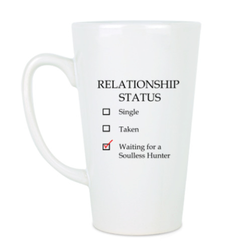 Чашка Латте В ожидании бездушного охотника