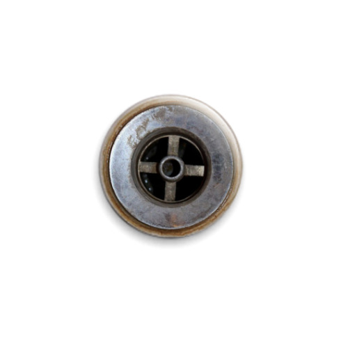 Значок 25мм с принтом bath hole