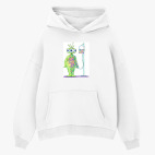 Толстовка худи оверсайз