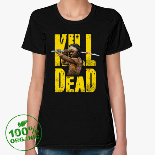 Женская футболка из органик-хлопка Walking Dead Ходячие мертвецы