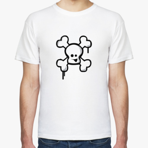 Футболка с принтом skull