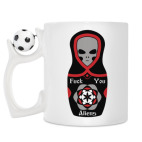 Кружка с футбольным мячиком