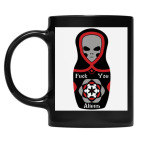 Кружка цветная UV-DTF