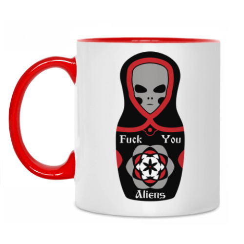 Кружка с принтом Aliens