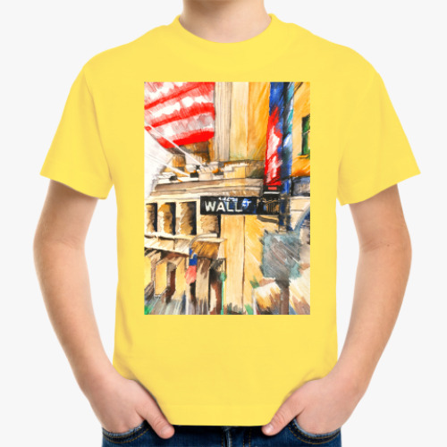 Детская футболка Уолл стрит