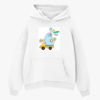 Толстовка худи оверсайз