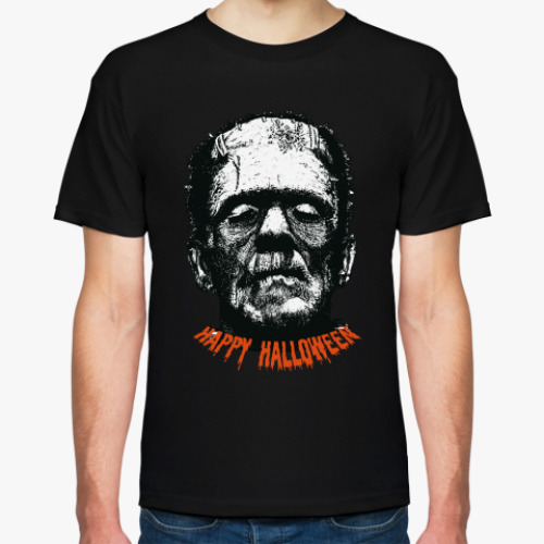 Футболка с принтом Франкенштейн - Хэллоуин