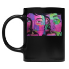 Кружка цветная UV-DTF