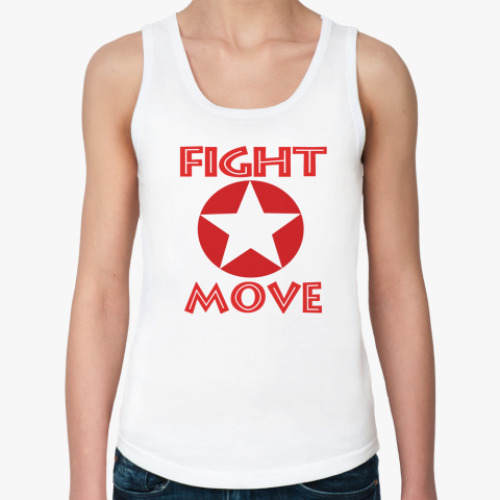 Женская майка с принтом Борись!