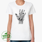 Женская футболка органик