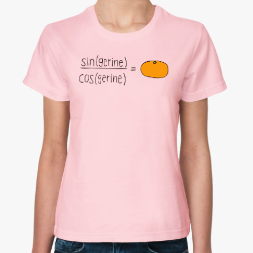 Женская футболка Tangerine