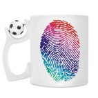 Кружка с футбольным мячиком