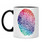 Кружка двухцветная