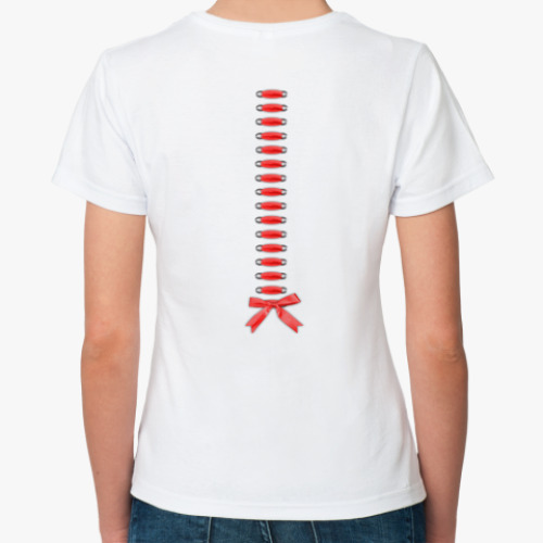 Классическая футболка с принтом Осанка