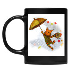 Кружка цветная UV-DTF