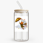 Банка с бамбуковой крышкой